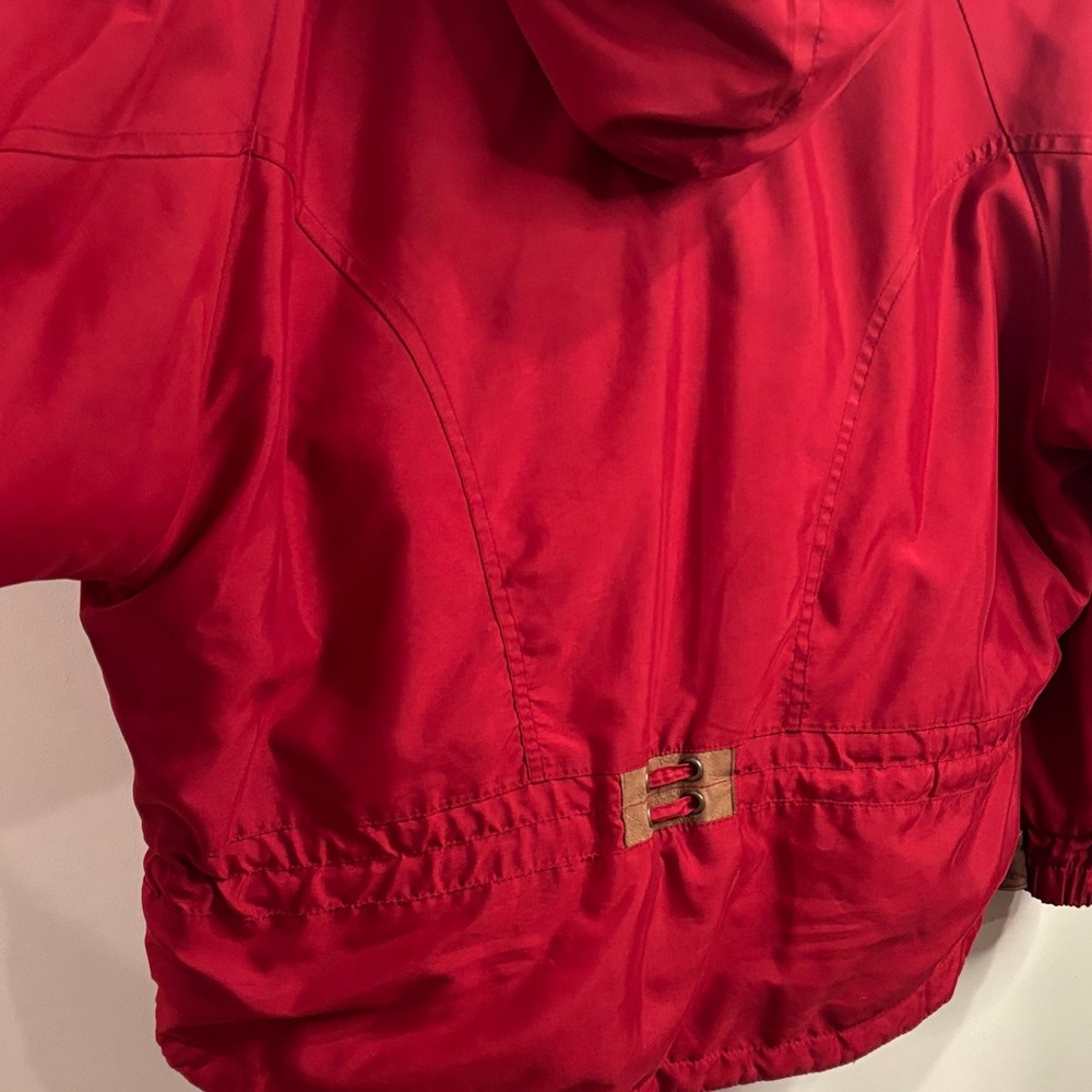 Y2K Express Red and Gray Hooded Jacket - Picture 9 of 15